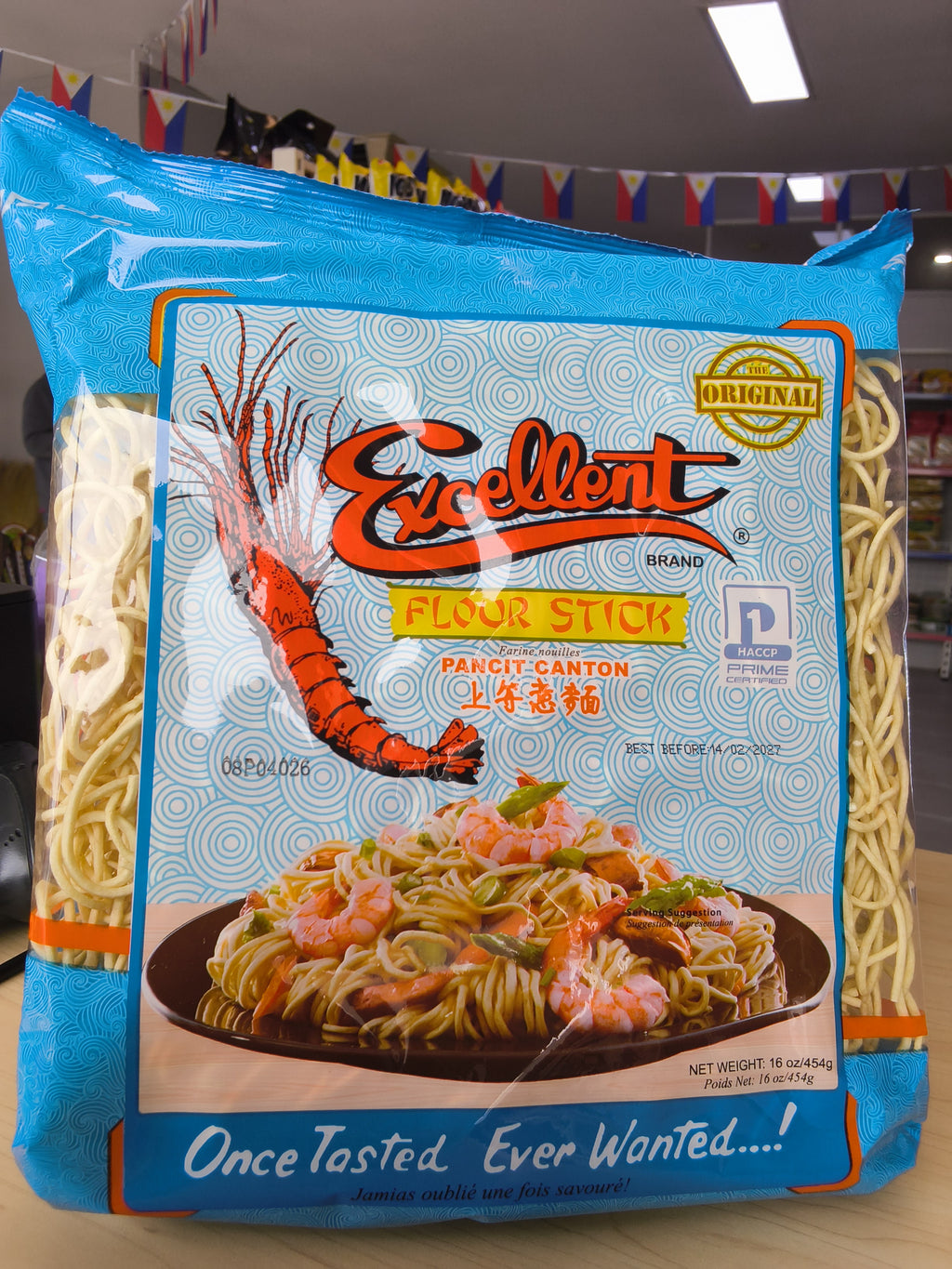 Excellent  Flour stick  Pancit Canton 454g