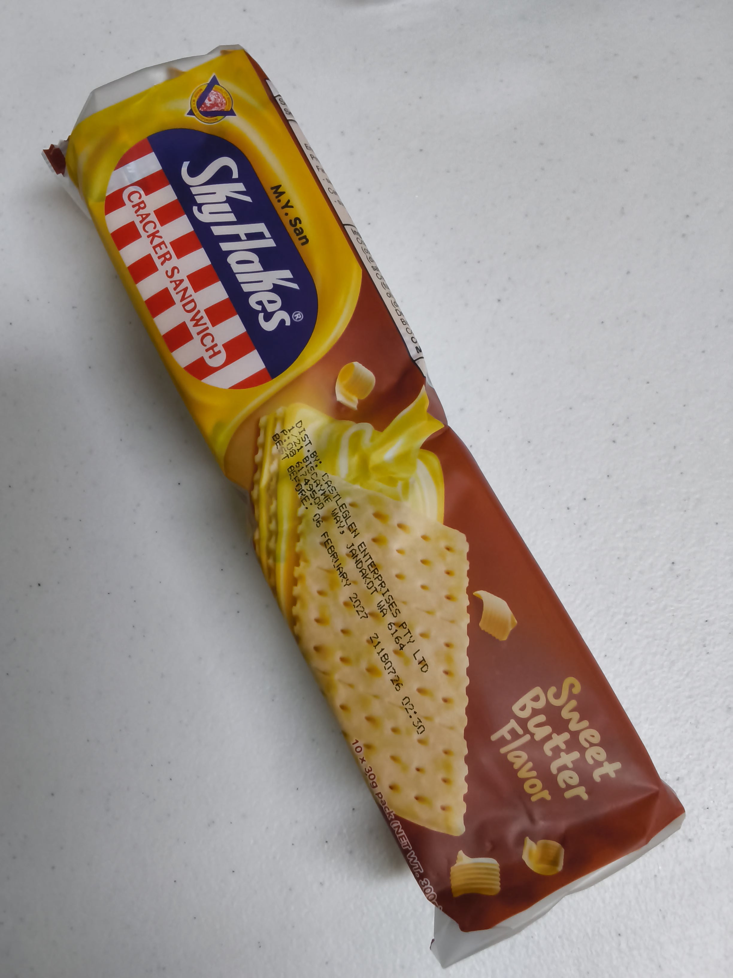 M.Y.San Skyflakes  Crackers Sweet Butter Flavor300g