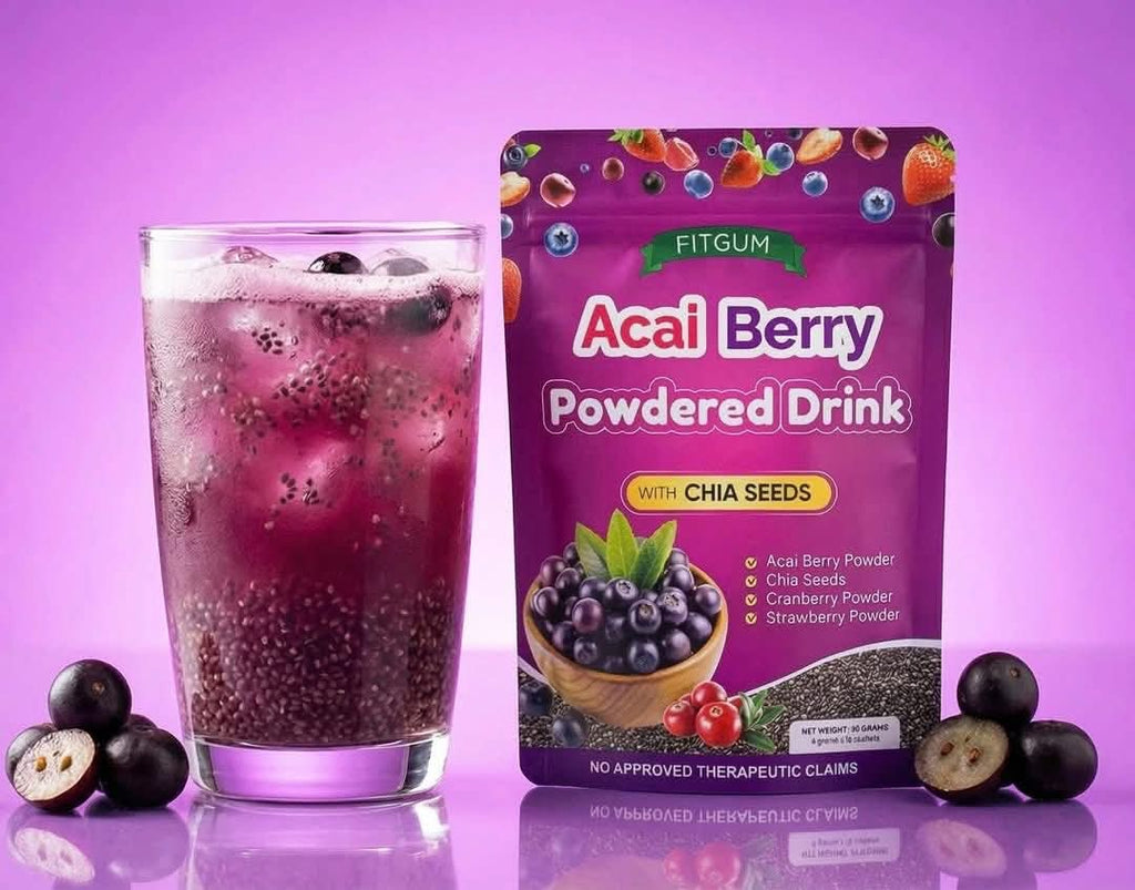 Fitgum Acai Berry Powdered  Drink40g