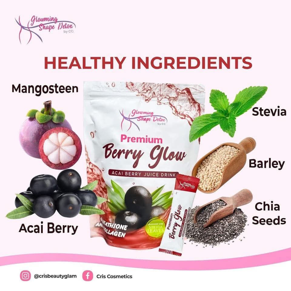 Glowming Berry  glow Berry Powdered drink mix 10sachetsx20g(200g)