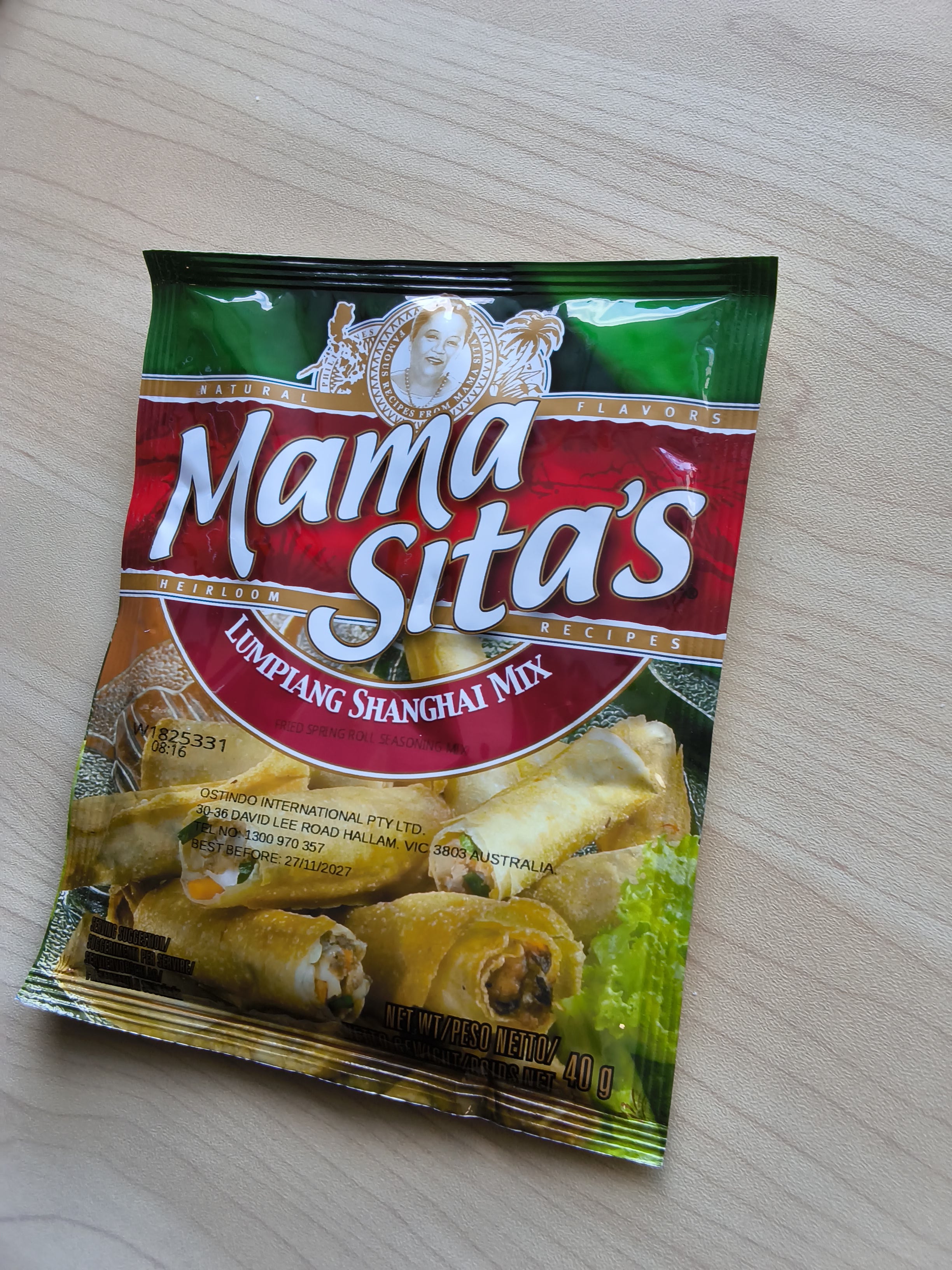 Mama Sita's Lumpiang Shanghai's Mix 40g