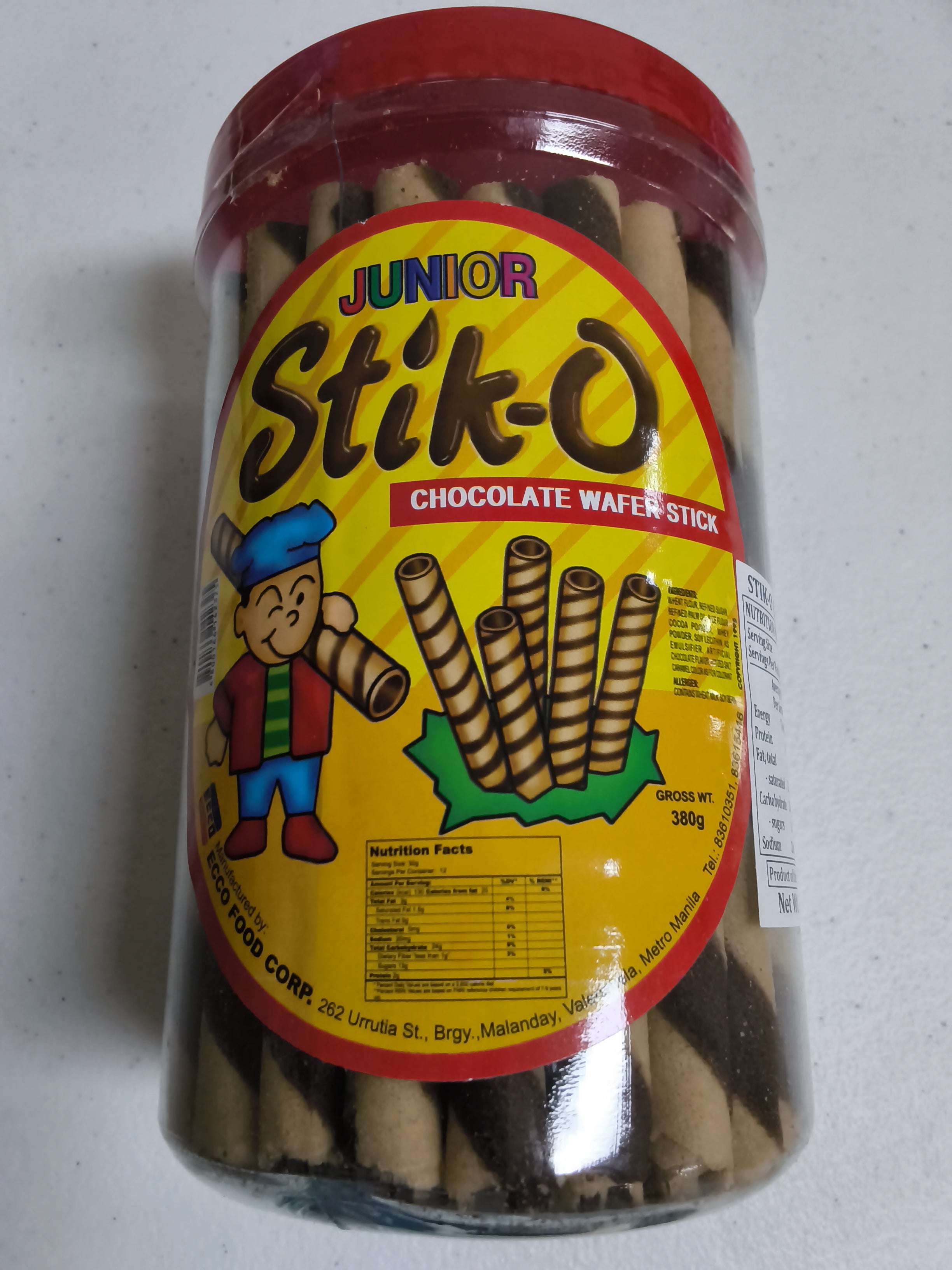 Junior Stik-O Chocolate Flavor 380g