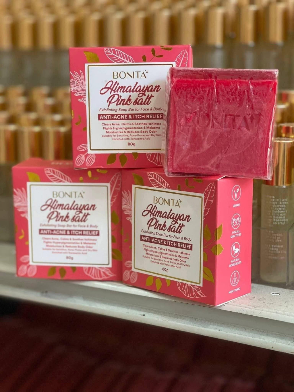 Bonita Himalayan Pink Salt Soap80g
