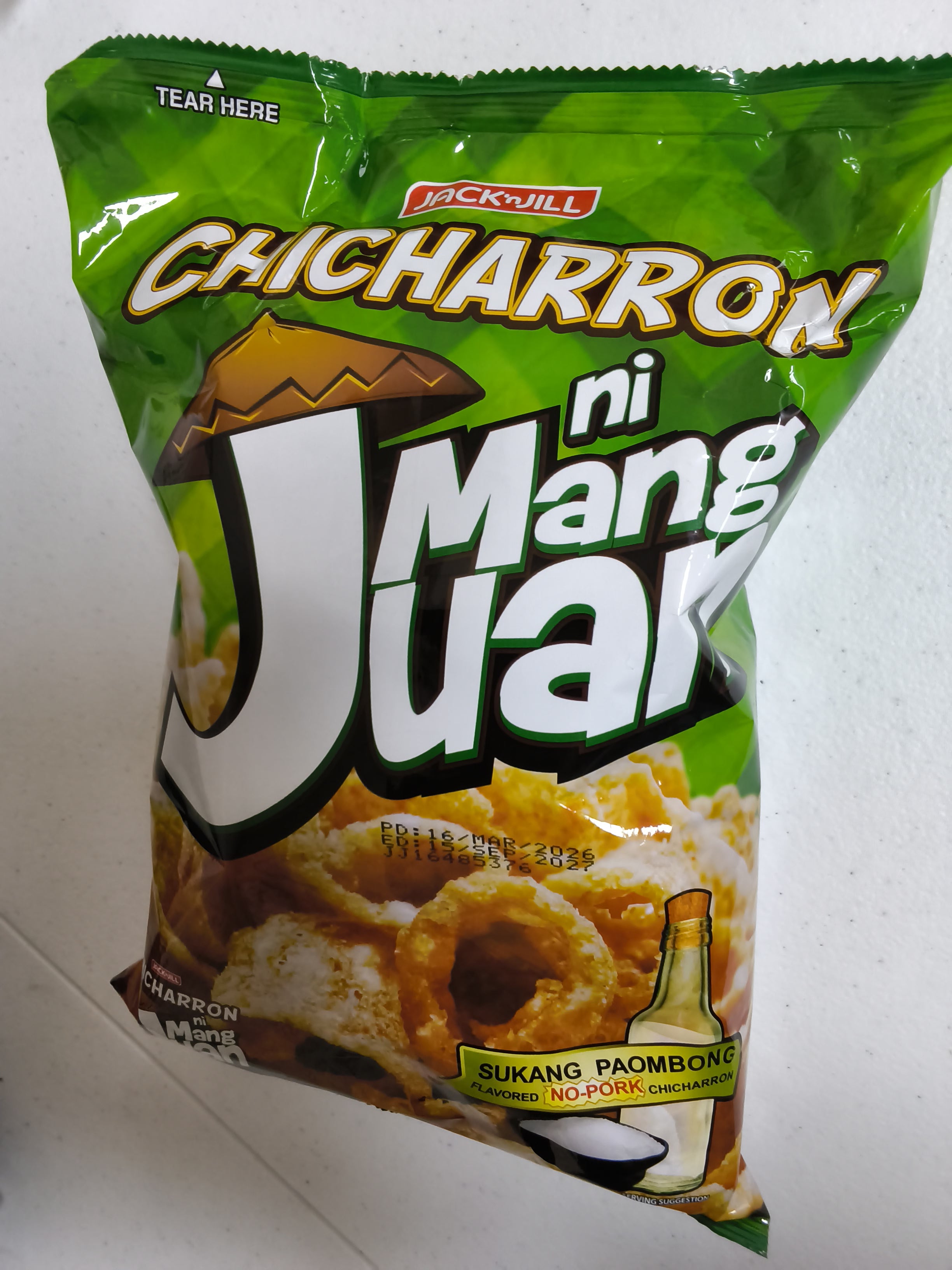 JacknJill Chicharon  ni Mang Juan Sukang Paombong 90g
