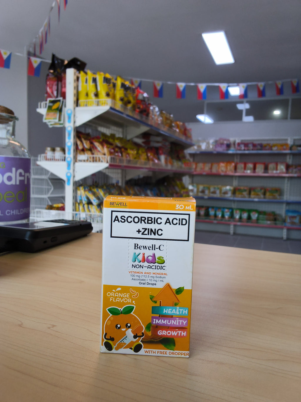 Ascorbic Acid + Zinc Bewell C kids 30ml
